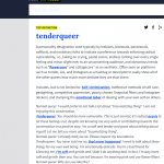 urban dictionary tenderz